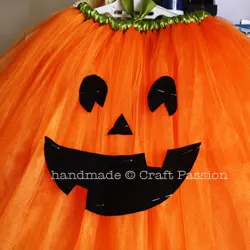 Make Halloween Pumpkin Tutu Costumes