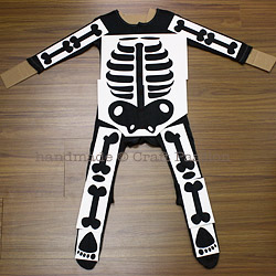 How to make a skeleton costume