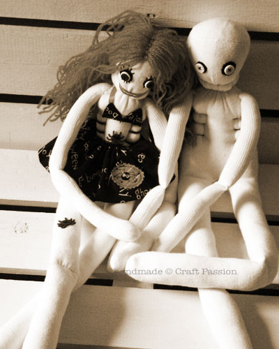 How To Sew Sock Skeleton Doll