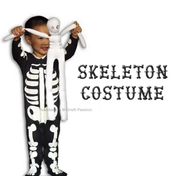 how to make skeleton costume