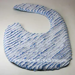 Sew Chenille Cut Bib