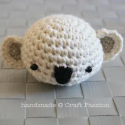 Crochet Pattern for Amigurumi Koala Bear
