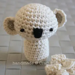 Crochet Pattern for Amigurumi Koala Bear