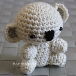 Crochet Pattern for Amigurumi Koala Bear