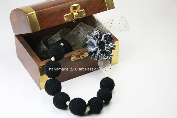 Crochet Bead Necklace