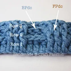 Crochet Basket Weave Afghan Baby Blanket