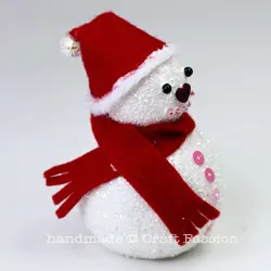 How to make snowman ornament