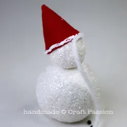How to make snowman ornament
