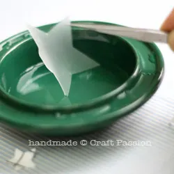 Frosted sticker Glass Jar