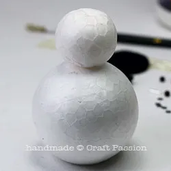 How to make snowman ornament
