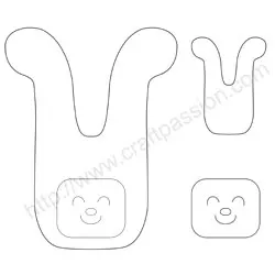 pdf pattern of bunny sachet
