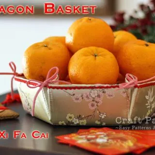 how to sew hexagon basket