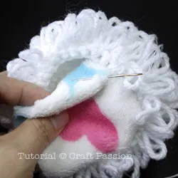 Sew microfiber earmuffs