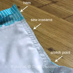 inseam & crotch point