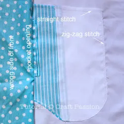 sew pocket with lining