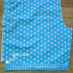split hem shorts