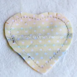 sew Heart Shaped Sachet