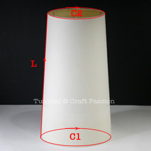 measure lamp shade