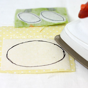 Garden Bug Applique Fusible Iron