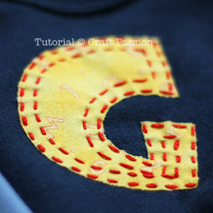 Onesie Applique Alphabet