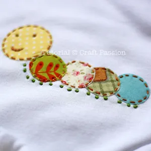 Onesie Applique Caterpillar