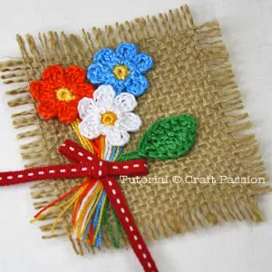 crochet flower bouquet pattern