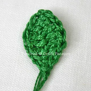 crochet leaf pattern