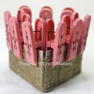 triangle woven basket