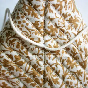 attach decorative cord