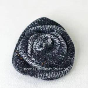 denim rosette