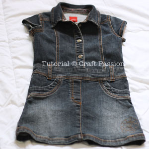 Drop waist Denim Dress