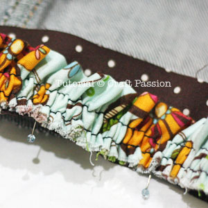 sew ruffles in jeans