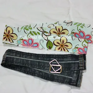double-sided denim belt