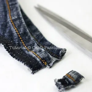 rosette made from sleeve hem