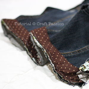 sew ruffles with facing