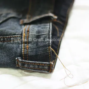Recycle Denim Skirt