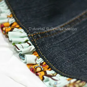 refashioned ruffles vest