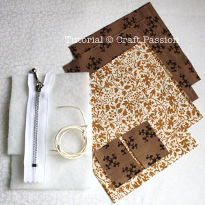 Material To Sew Triangle Coin Purse