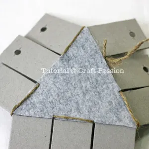 woven triangle basket