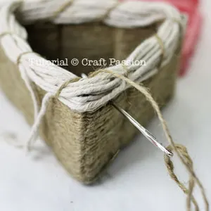 how to bind basket top
