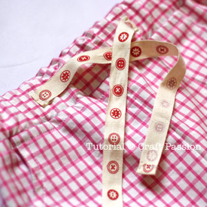 ribbon on waistband