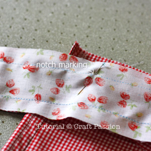 attach tie band to shorts