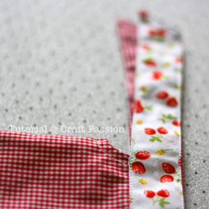 complete tie band on shorts hems