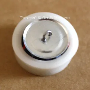 button backing plate