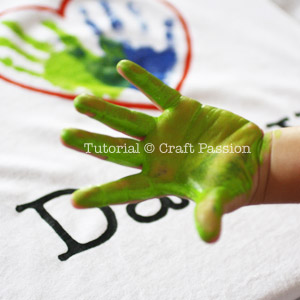 son's hand print son's hand print