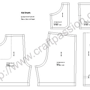 kid shorts pattern