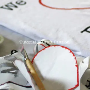 remove freezer paper stencil