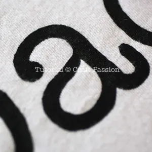 stenciled alphabet
