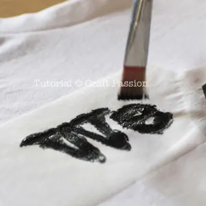 stencil letters with paint