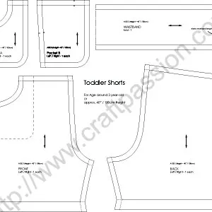 toddler shorts sewing pattern